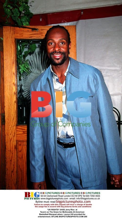 Jerry Rice at McDonalds Basketball Banquet