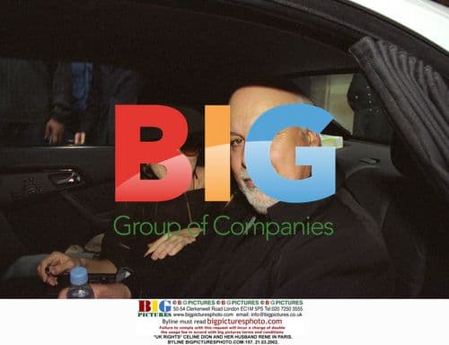 Celine Dion and Husband Rene in Paris