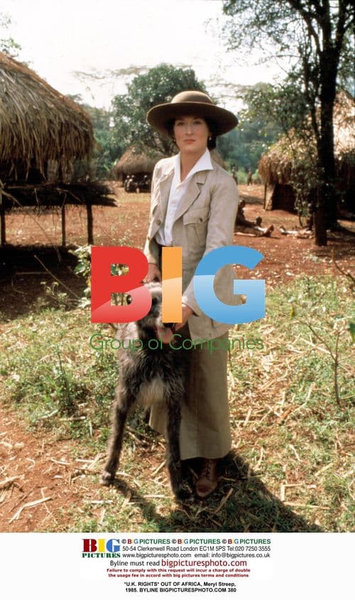 Meryl Streep in "Out of Africa", 1985