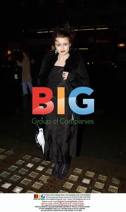 Helena Bonham Carter at 'Ali G' Premiere Party