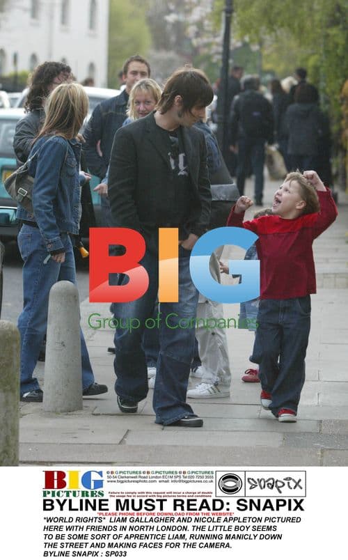 Liam Gallagher and Nicole Appleton with Friends