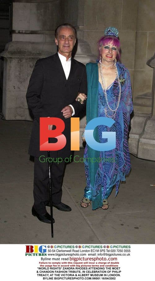 Zandra Rhodes at Moet & Chandon Fashion Tribute