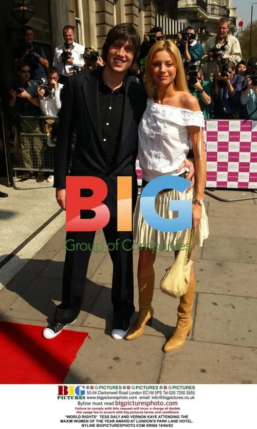 Tess Daly and Vernon Kaye at Maxim Awards
