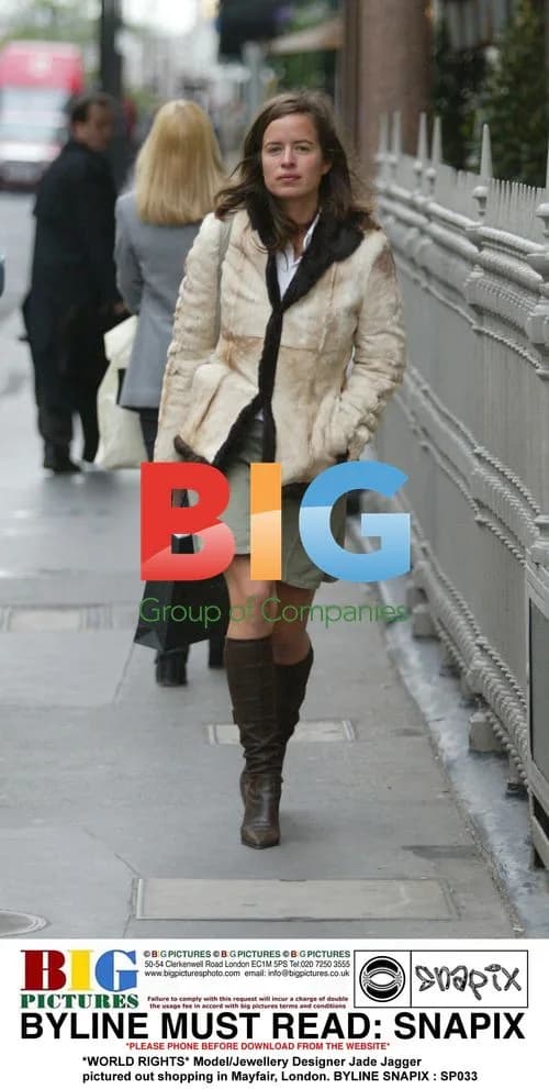 Jade Jagger out shopping in Mayfair