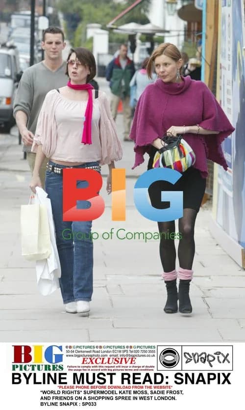 Kate Moss and Friends Shopping in London