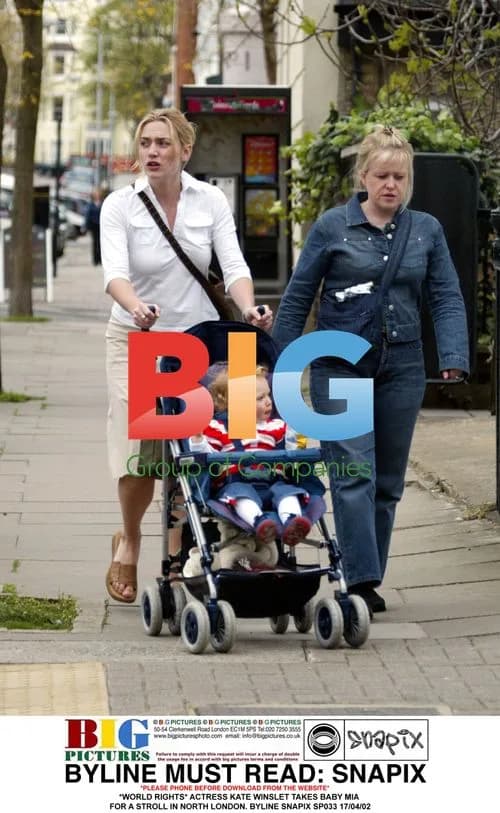 Kate Winslet takes baby Mia for a stroll in London
