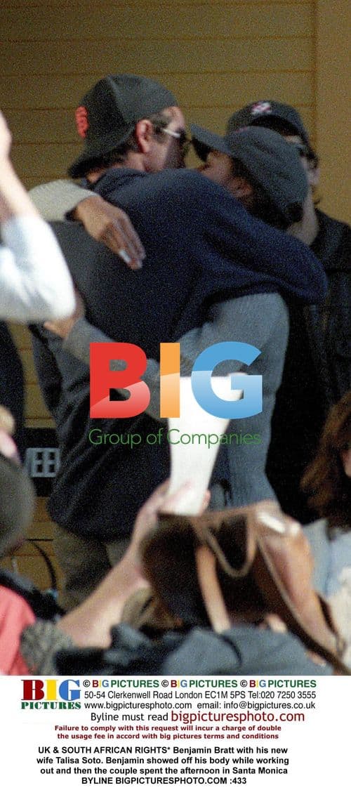 Benjamin Bratt and Talisa Soto in Santa Monica