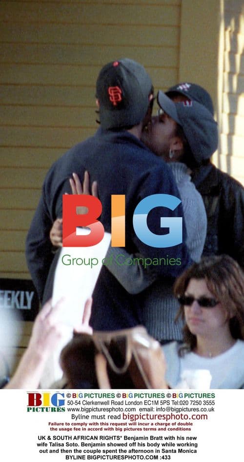 Benjamin Bratt and Talisa Soto in Santa Monica