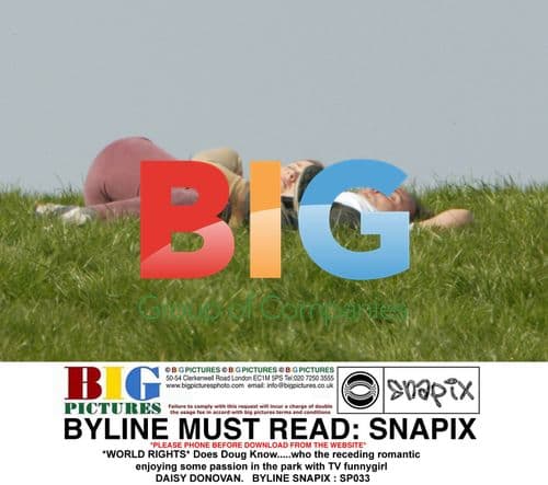 TV Star DAISY DONOVAN in Park Embrace