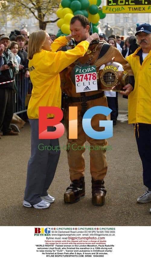 Paula Radcliffe Meets Marathon Diver