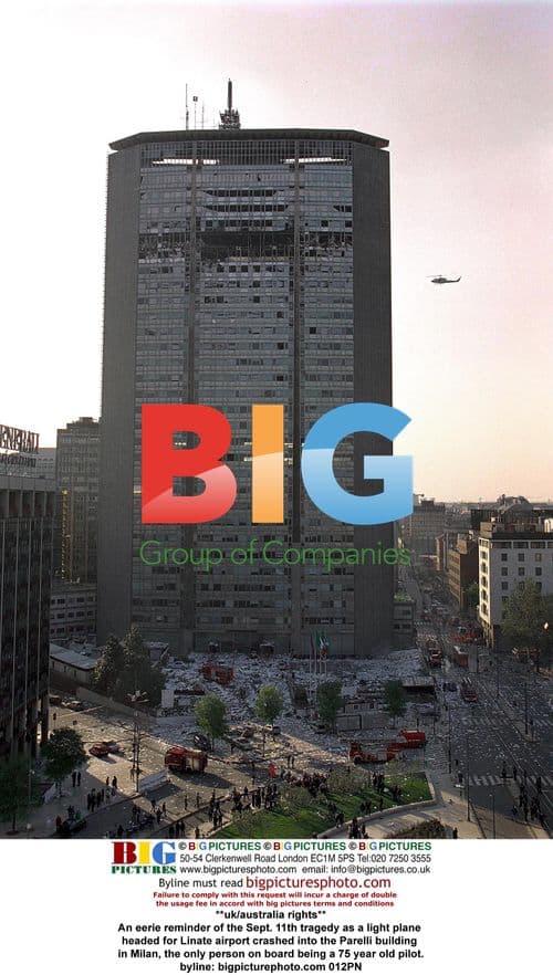 Light Plane Crashes into Pirelli Building in Milan