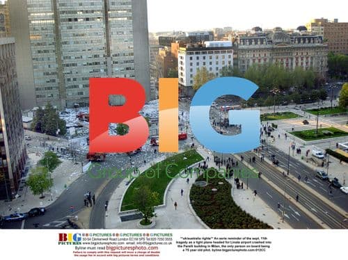 Plane Crash Into Milan Building