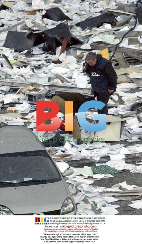 Plane crash into Pirelli building in Milan