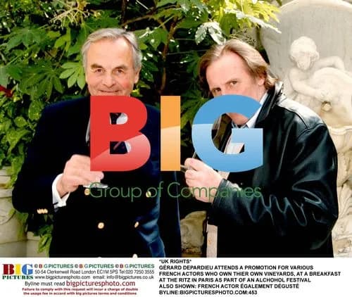 Gerard Depardieu at French Actor Wine Tasting