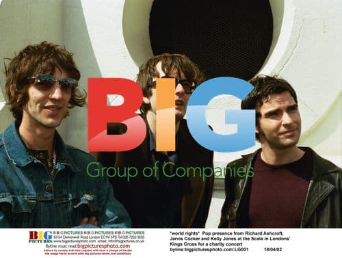 Ashcroft, Cocker and Jones at London charity gig