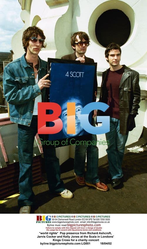 Ashcroft, Cocker and Jones at Scala charity concert