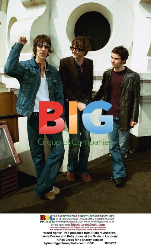 Ashcroft, Cocker and Jones at Scala Charity Concert