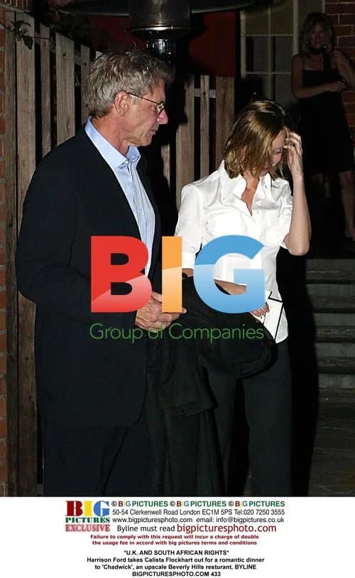 Harrison Ford and Calista Flockhart out for dinner
