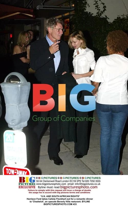 Harrison Ford and Calista Flockhart on Dinner Date