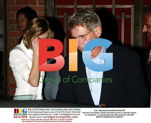 Harrison Ford and Calista Flockhart on dinner date