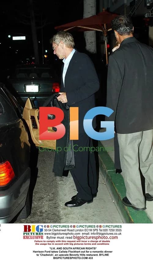Harrison Ford and Calista Flockhart on Dinner Date