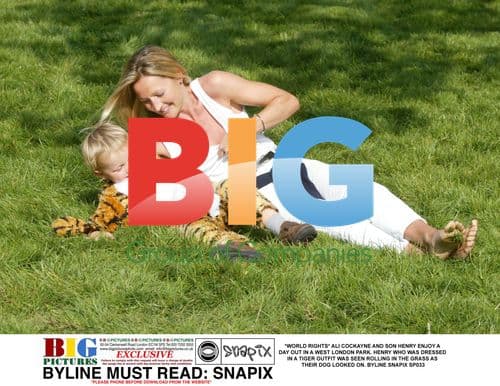 Ali Cockayne and Son Henry Enjoy Park Outing