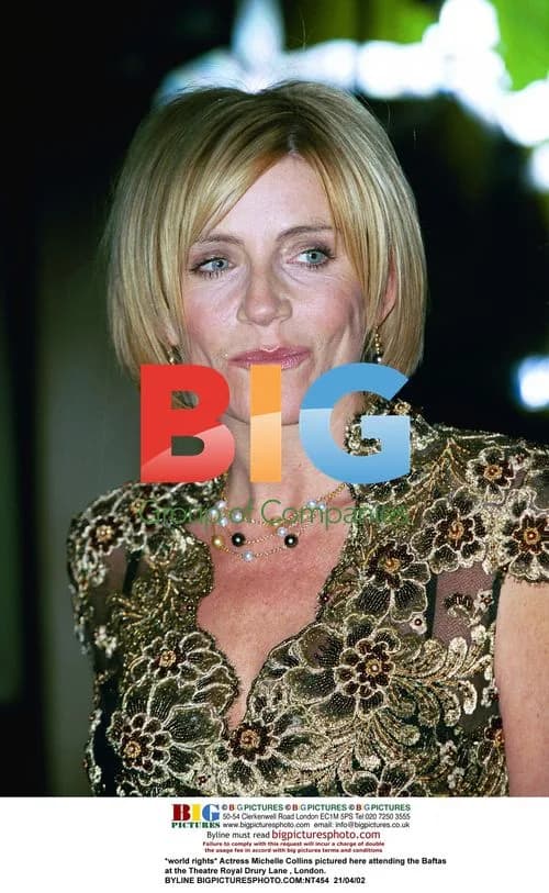 Actress Michelle Collins at the Baftas