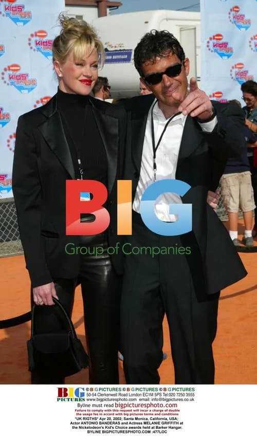 Antonio Banderas and Melanie Griffith at Kid's Choice Awards