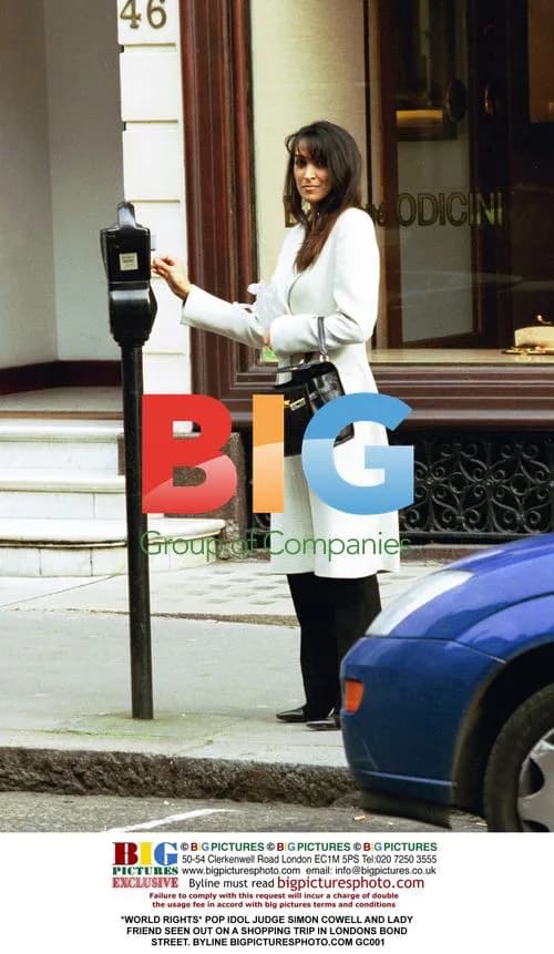 Simon Cowell and Lady Friend Shopping in London