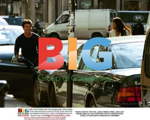 Simon Cowell and Lady Friend Shopping in London