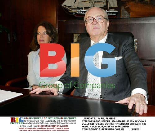 Jean-Marie Le Pen and Wife Jannie
