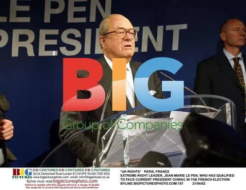Jean-Marie Le Pen, French Election Candidate