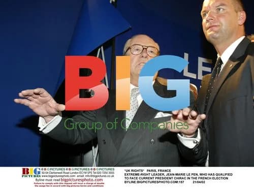 Jean-Marie Le Pen, French Presidential Candidate