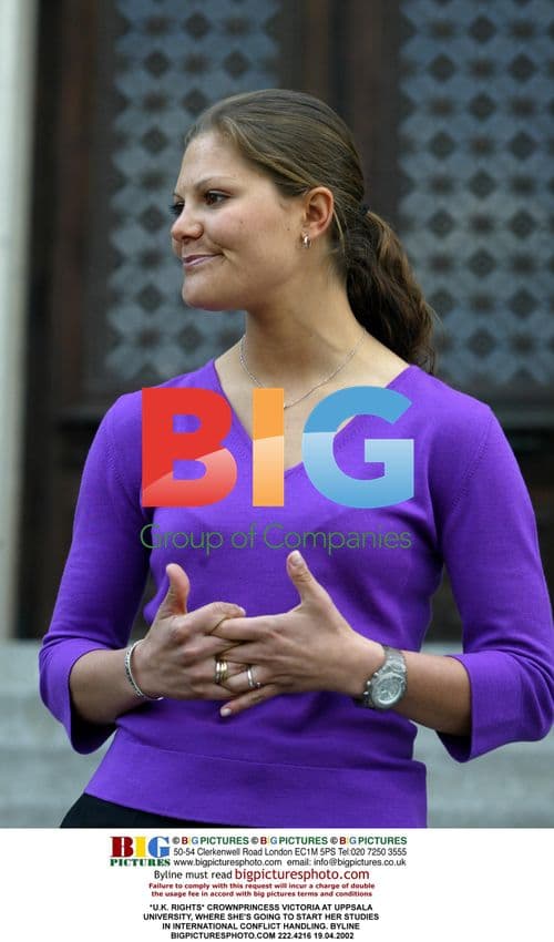 Crown Princess Victoria at Uppsala University