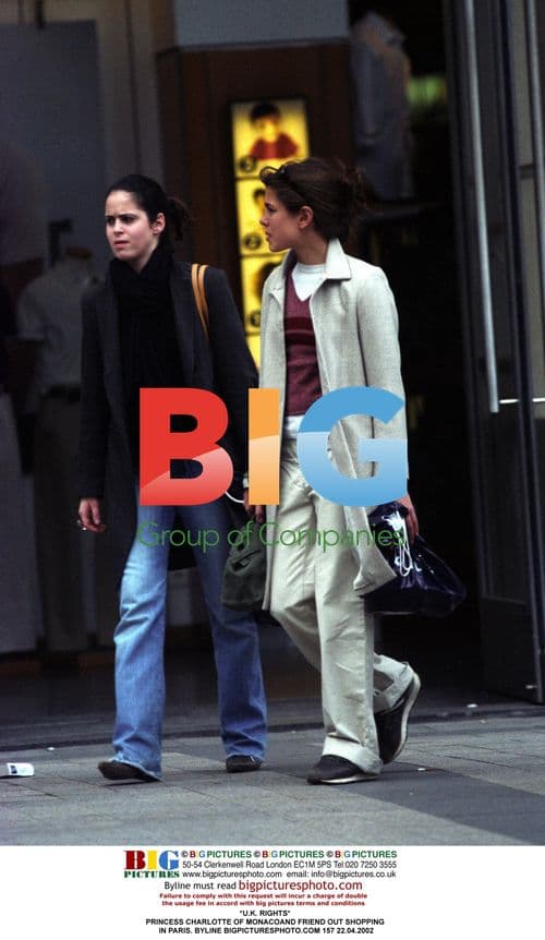 Princess Charlotte of Monaco out shopping in Paris