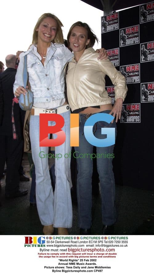 Tess Daily and Jane Middlemiss at NME Music Awards