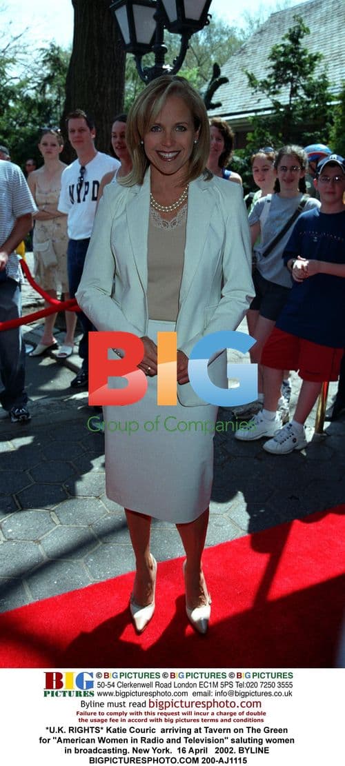 Katie Couric at "American Women in Radio and Television" event