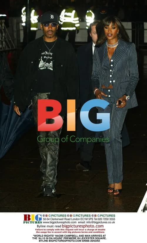 Naomi Campbell arrives at 'Ali G' premiere