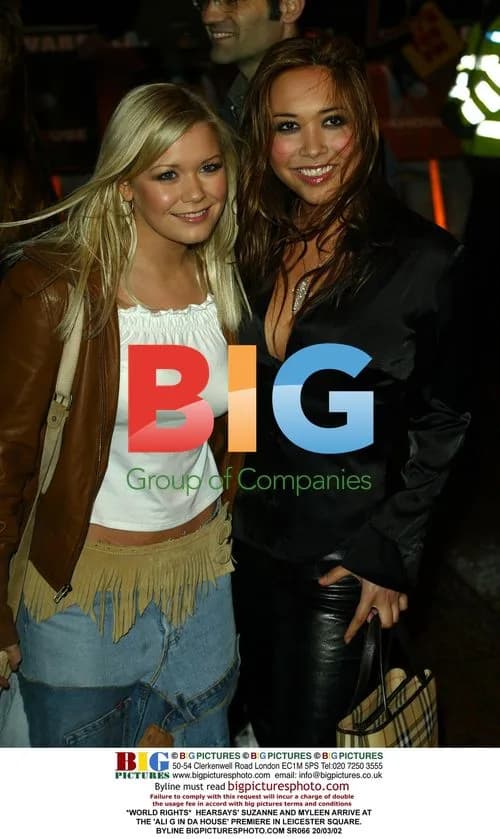 HEARSAYS' SUZANNE AND MYLEEN at 'ALI G IN DA HOUSE' PREMIERE