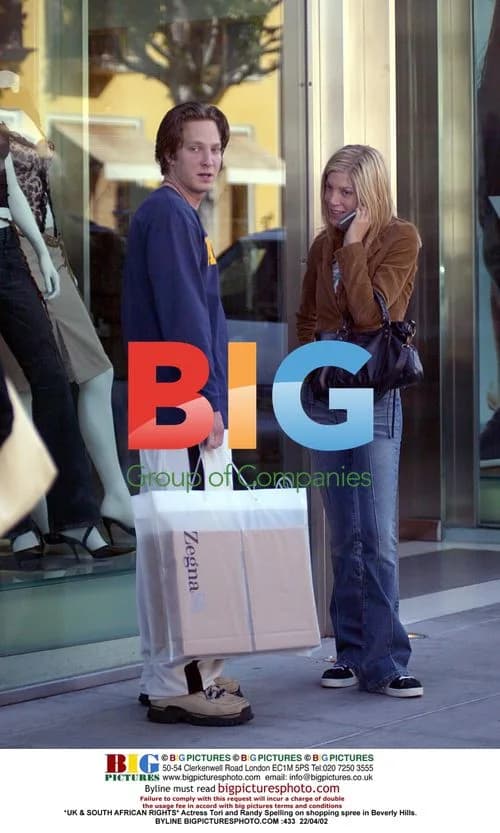 Tori and Randy Spelling Shopping in Beverly Hills