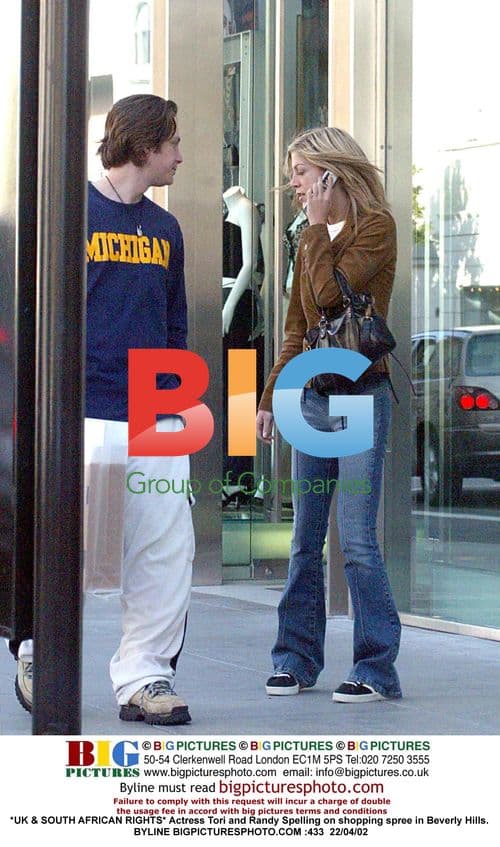 Tori and Randy Spelling Shopping in Beverly Hills
