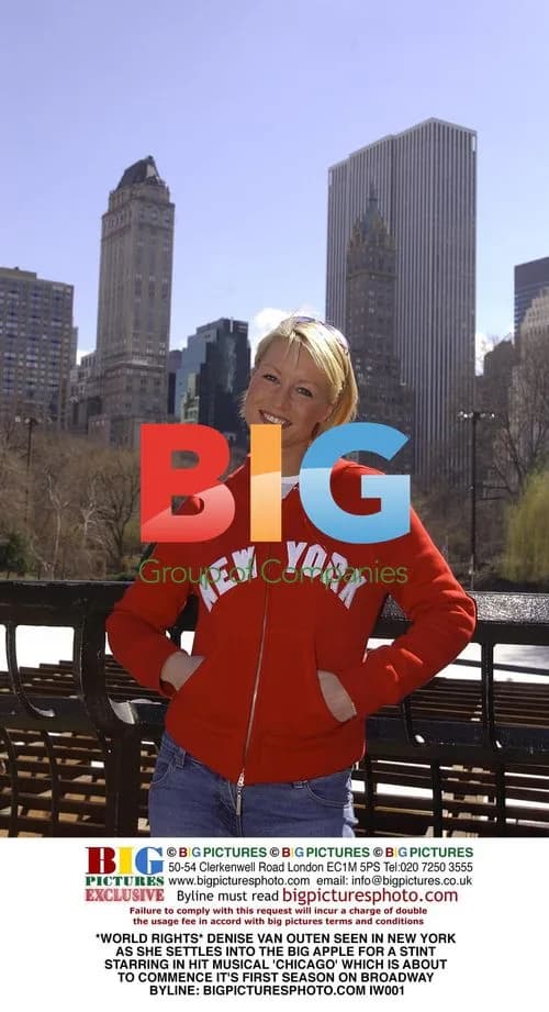 Denise Van Outen Arrives in New York