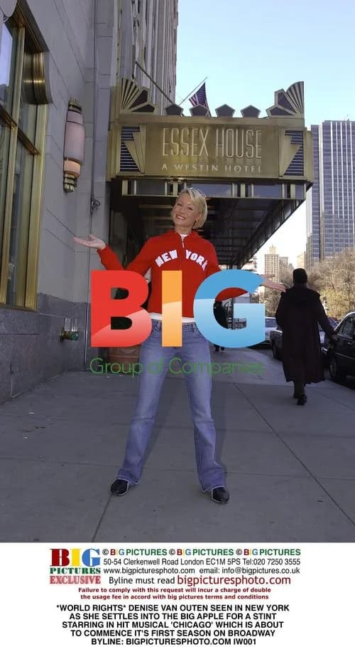 Denise Van Outen in New York for Chicago