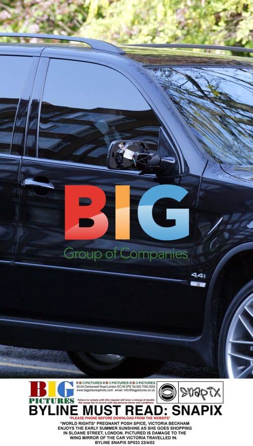 Pregnant Victoria Beckham Out Shopping