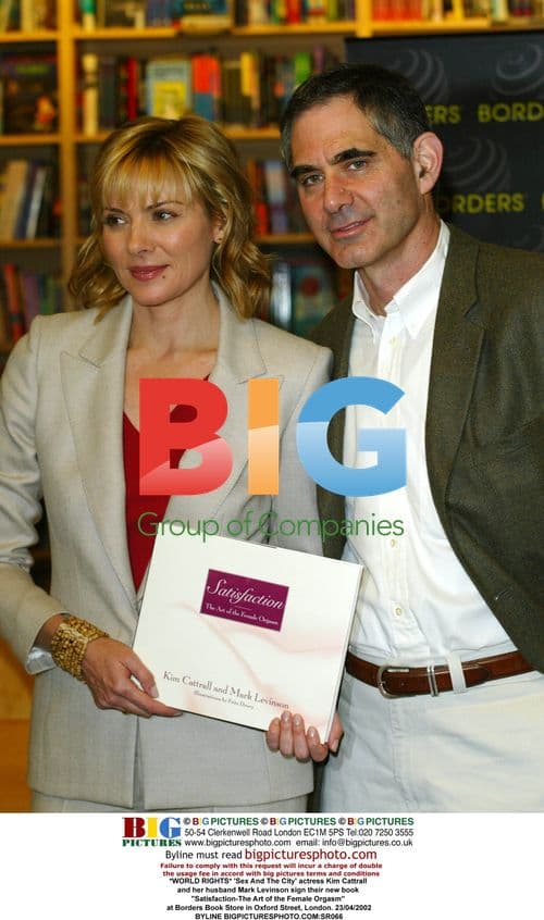 Kim Cattrall signs book 'Satisfaction' in London
