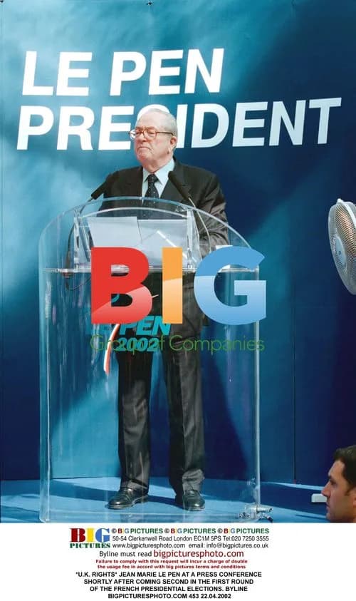 Jean-Marie Le Pen at French Elections Press Conference