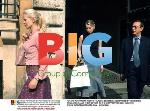 Claudia Schiffer's Rome Visit