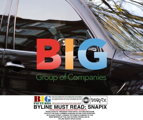 Pregnant Posh Spice Goes Shopping in London