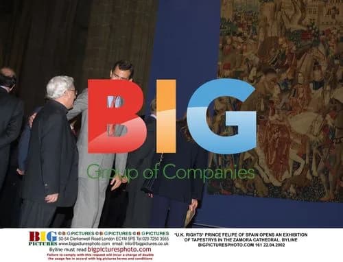 Prince Felipe Opens Tapestry Exhibition