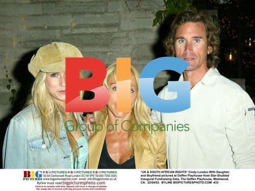 Cindy London with Daughter and Boyfriend at Geffen Playhouse Gala